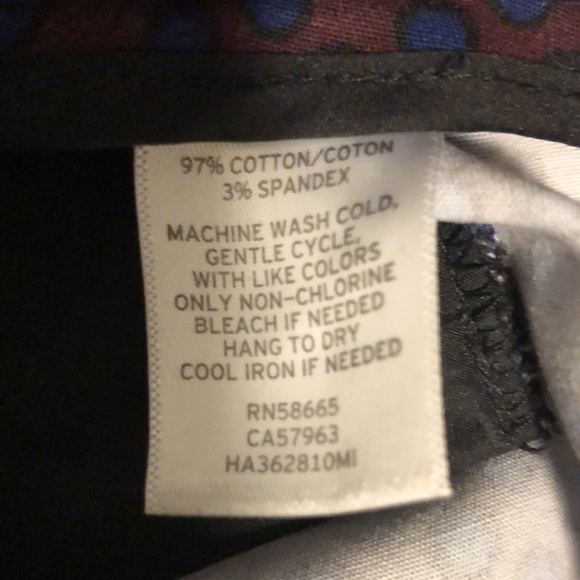 Halogen polka dot Women's burgundy and purple pants size 6 EUC like new - Picture 7 of 7